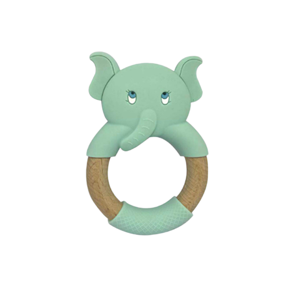 Animal Face Silicone Teether