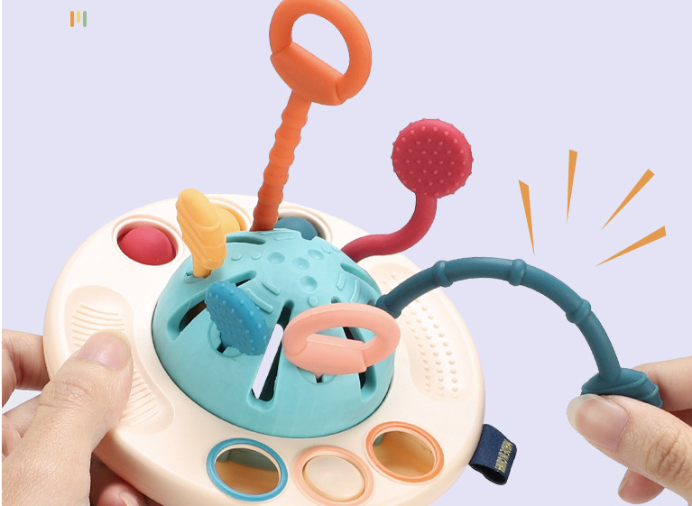 Silicone Pull Activity Toy